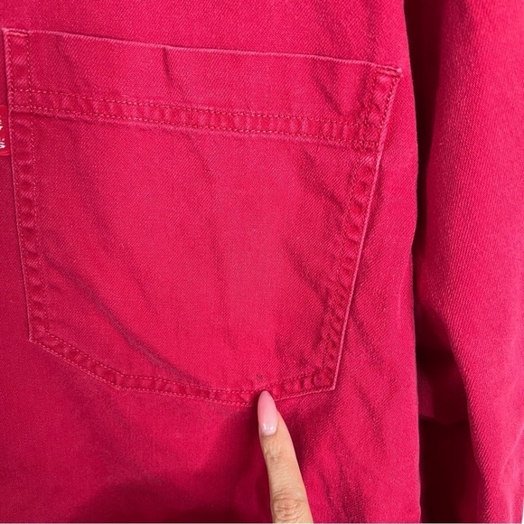 Levi’s Shirt Men XL Red Tab Button Down Western Cowboy 90s Classic Long Sleeve - Picture 6 of 9